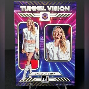 2025 Panini Donruss Cameron Brink Tunnel Vision Press Proof Trading Card WNBA